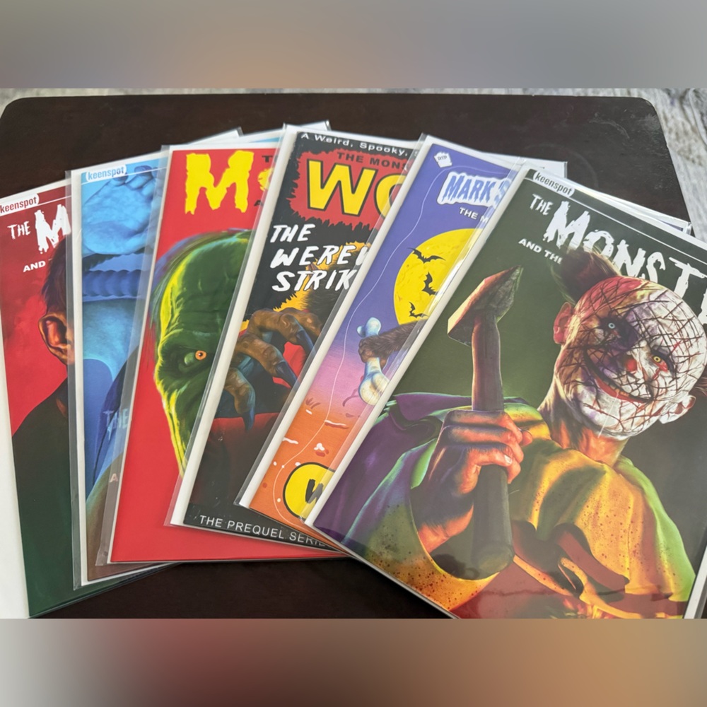6 Horror Comic Book Lot - Colorful Covers